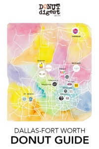 Dallas-Fort Worth donut map